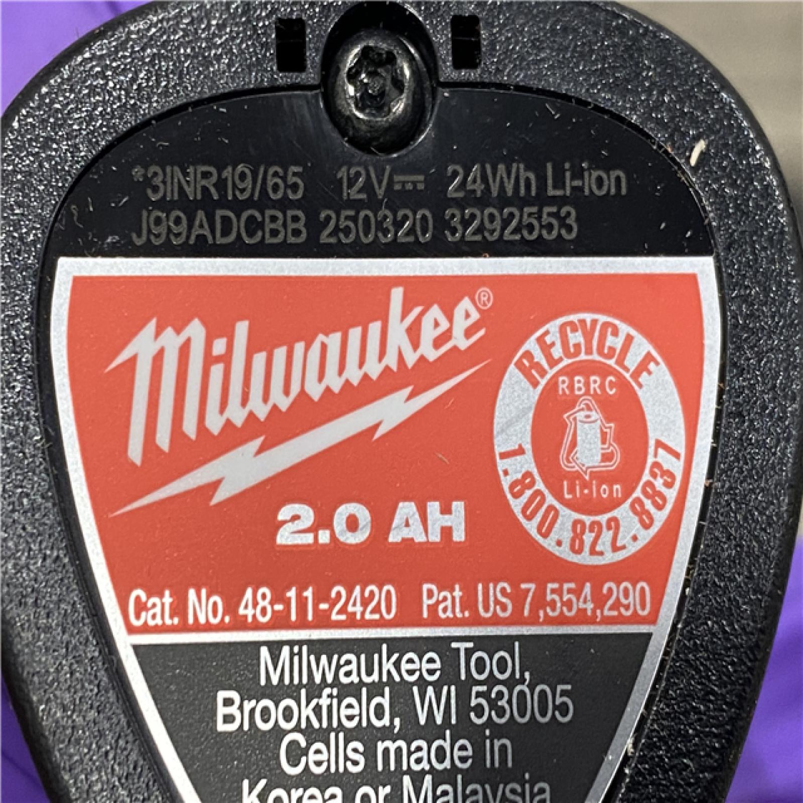 AS-IS Milwaukee FUEL 12-Volt Lithium-Ion Brushless Cordless Hammer Drill and Impact Driver Combo Kit