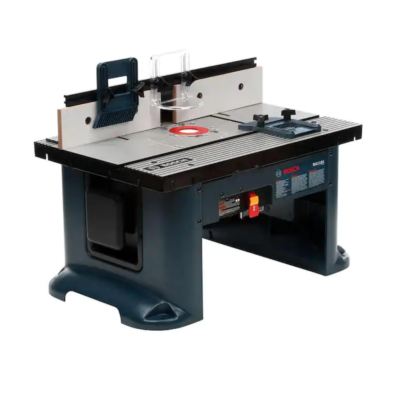 DALLAS LOCATION - Bosch 27 in. x 18 in. Aluminum Top Benchtop Router Table with 2-1/2 in. Vacuum Hose Port  (7 UNITS)