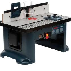 DALLAS LOCATION - Bosch 27 in. x 18 in. Aluminum Top Benchtop Router Table with 2-1/2 in. Vacuum Hose Port  (7 UNITS)