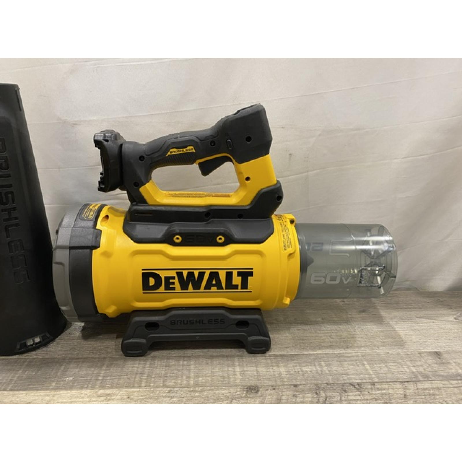 AS-IS DEWALT FLEXVOLT 60V MAX 160 MPH 760 CFM Brushless Cordless Axial Blower Kit