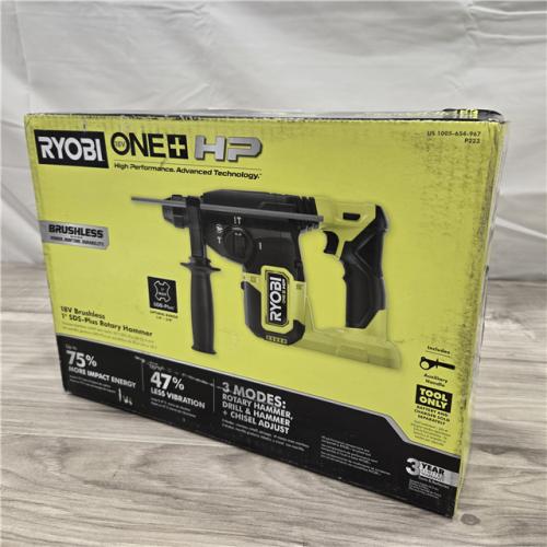 NEW! - RYOBI 18V ONE+ HP Cordless SDS Rotary Hammer (Tool-Only)