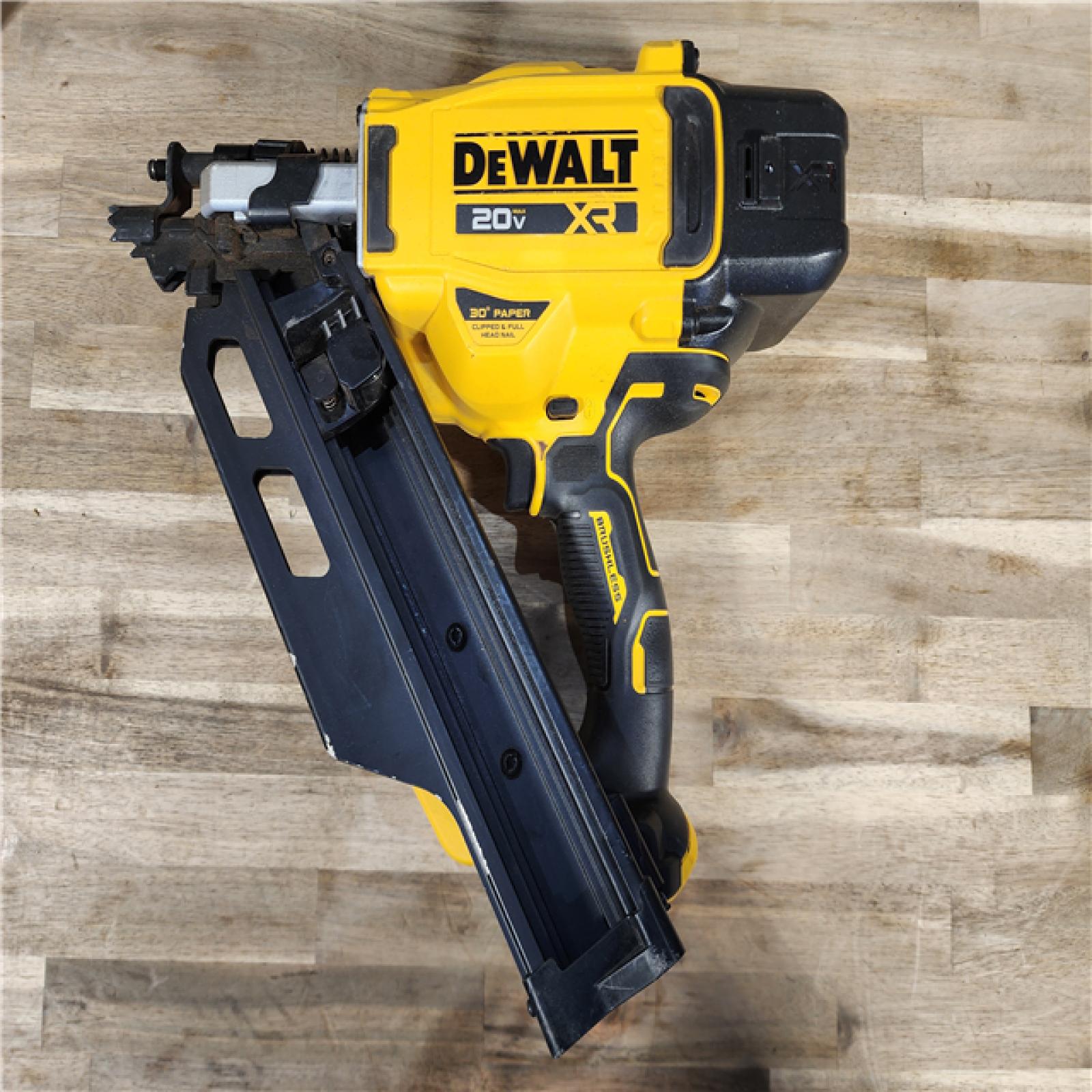 HOUSTON LOCATION - AS-IS DEWALT 20-Volt 30° Cordless Framing Nailer (Tool-Only)