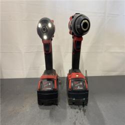 AS-IS - MILWAUKEE FUEL 18V Lithium-Ion Brushless Cordless Hammer Drill and Impact Driver Combo Kit