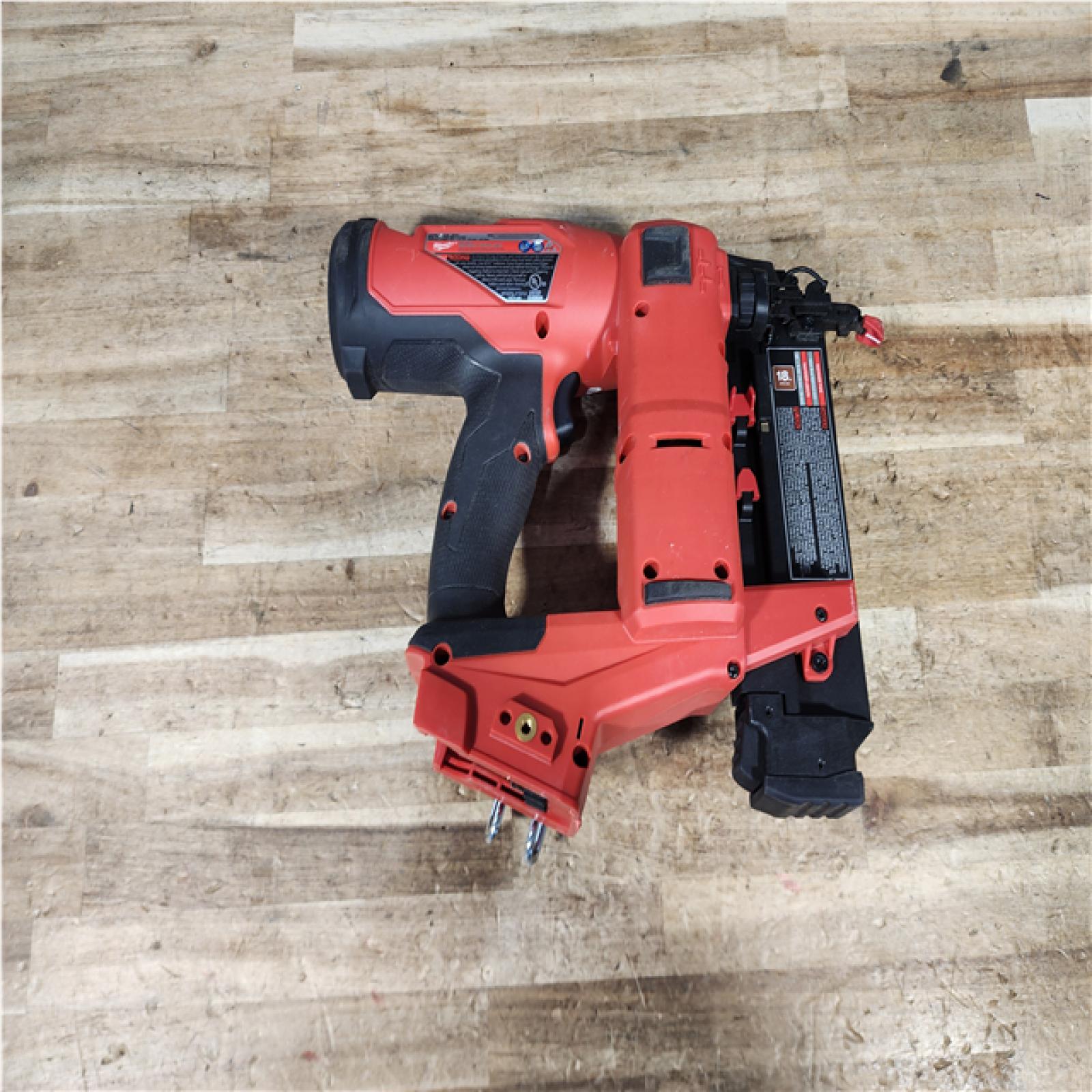 HOUSTON LOCATION - AS - IS Milwaukee FUEL 18-Volt Lithium-Ion Brushless Cordless Gen II 18-Gauge Brad Nailer (Tool-Only)