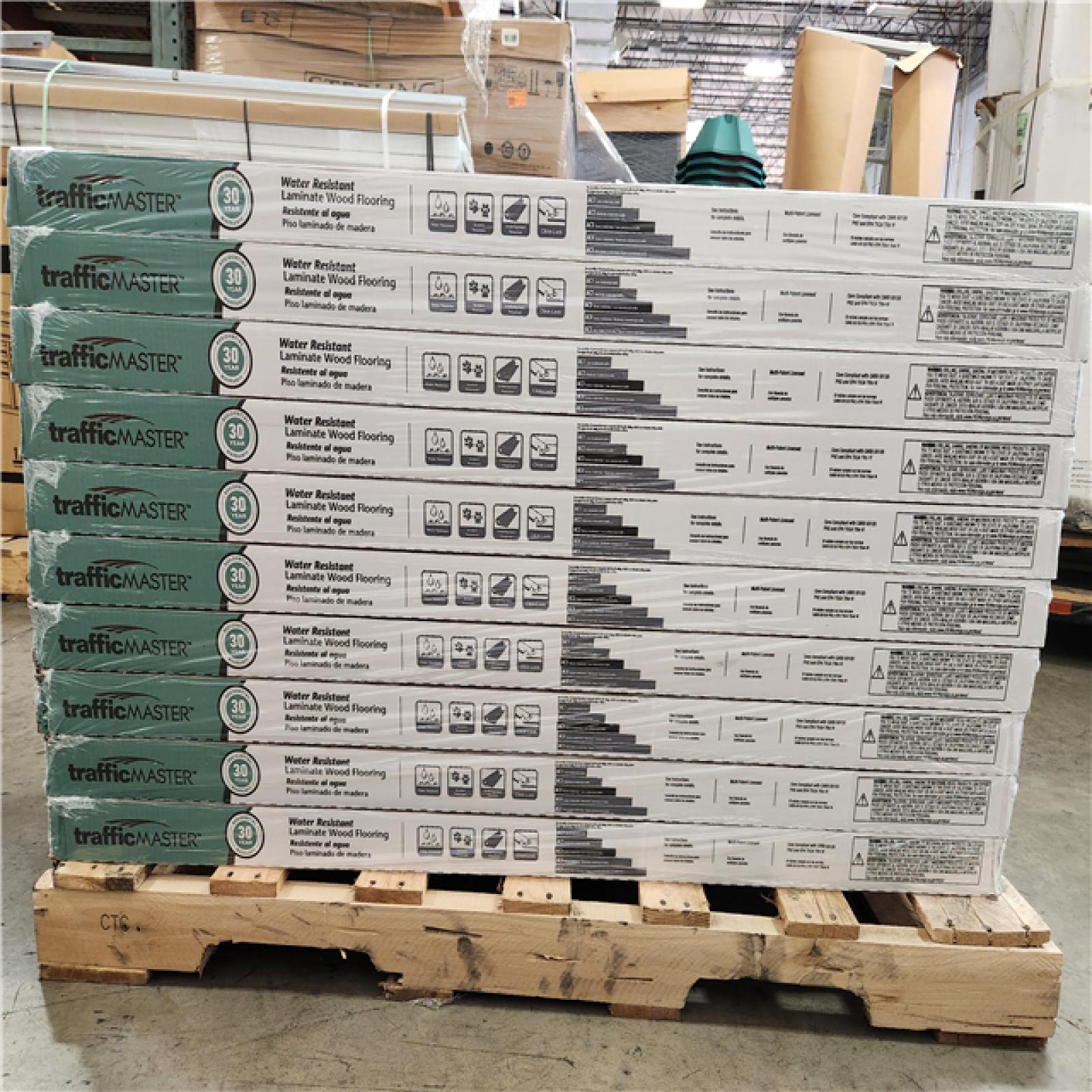 Phoenix Location TrafficMaster Milo Valley Hickory 8 mm T x 8.03 in W Water Resistant Laminate Wood Flooring (637 sqft 30 case)