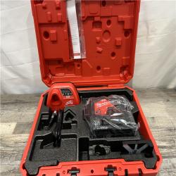 LIKE NEW - Milwaukee 12-Volt Lithium-Ion Cordless Green 250 ft. 3-Plane Laser Level Kit