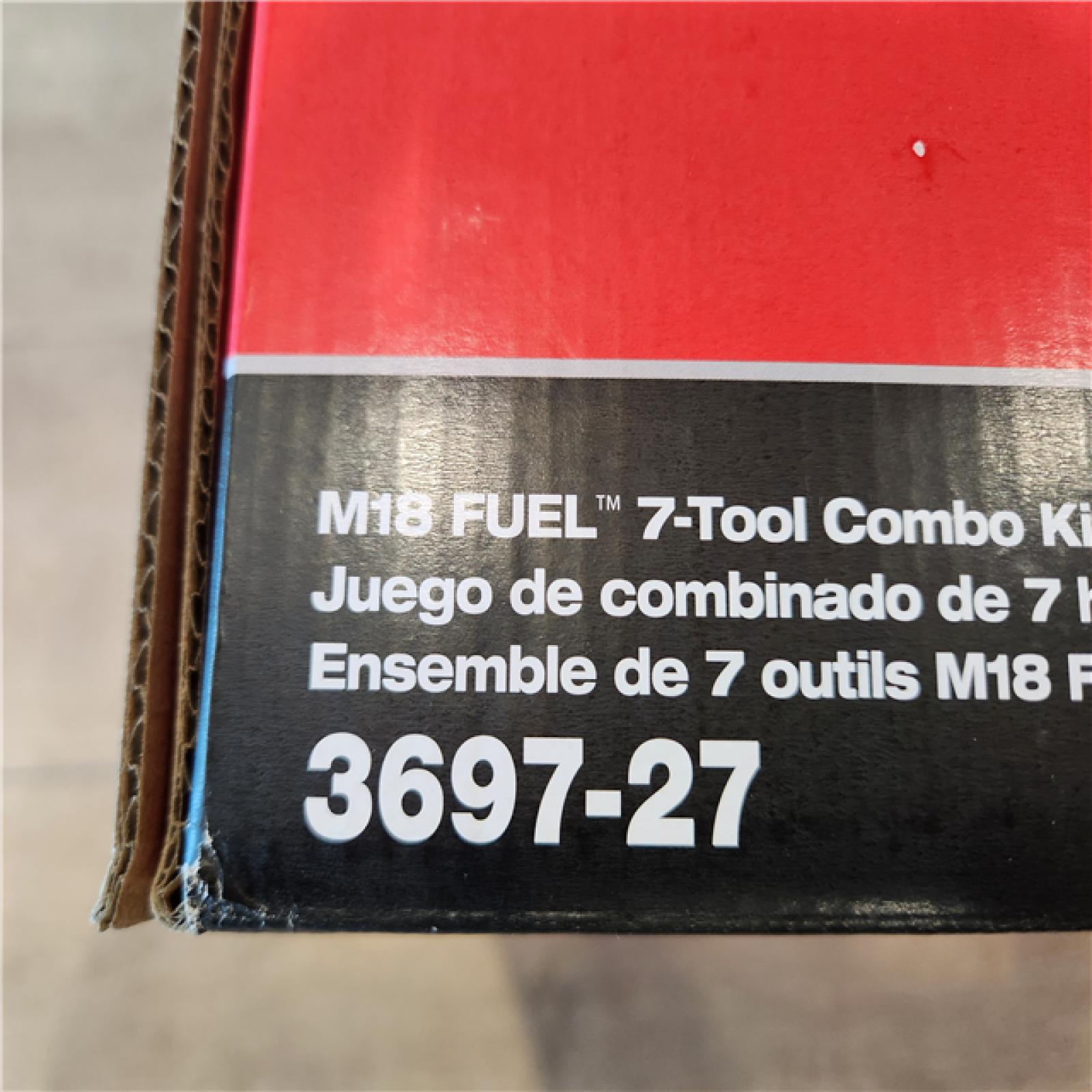 AS-IS- Milwaukee FUEL 18V Lithium-Ion Brushless Cordless Combo (7-Tool) Kit