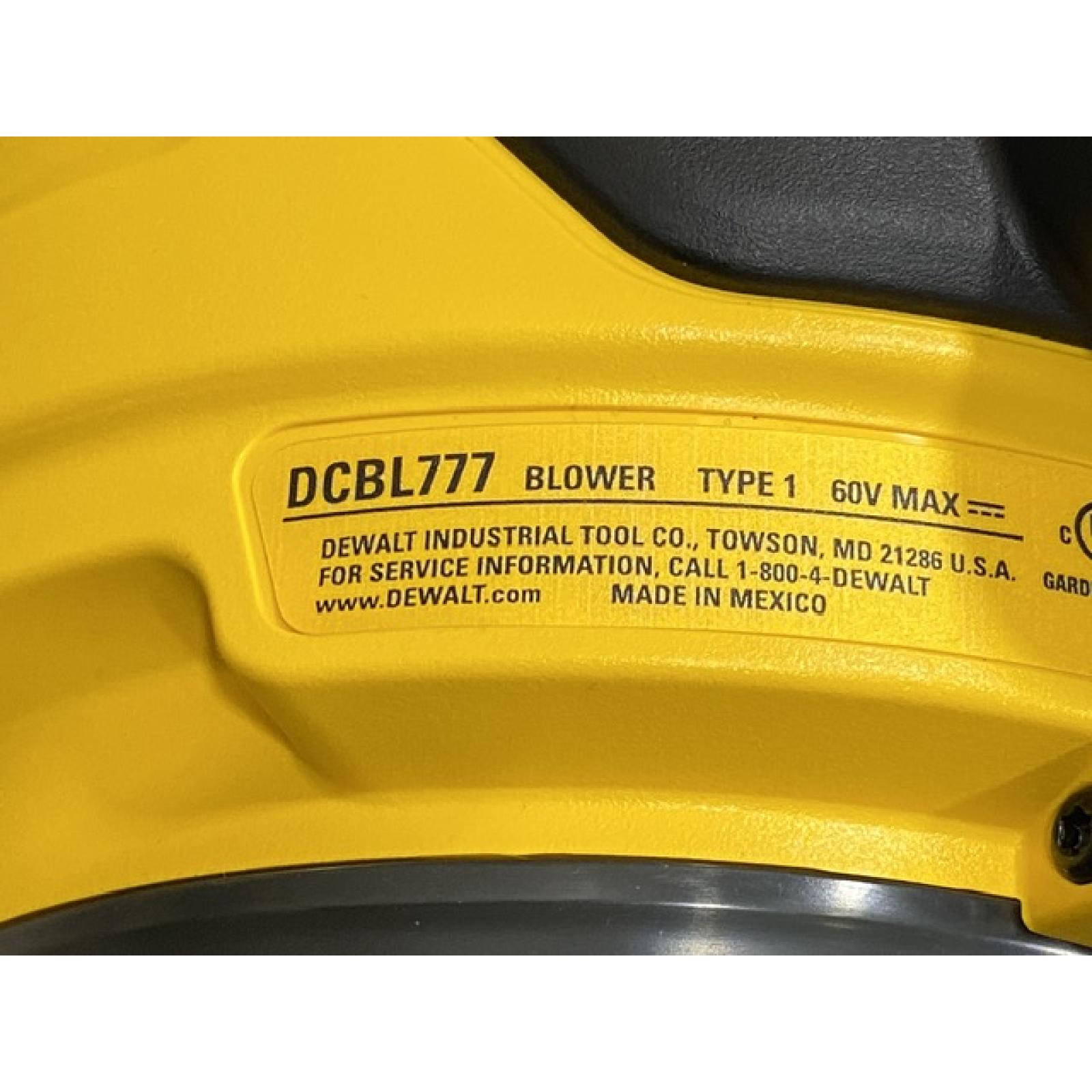 AS-IS DEWALT FLEXVOLT 60V MAX 160 MPH 760 CFM Brushless Cordless Axial Blower Kit