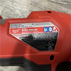 AS-IS Milwaukee FUEL 18-Volt Lithium-Ion Brushless Cordless Gen II 18-Gauge Brad Nailer (Tool-Only)