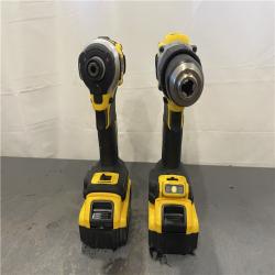 AS-IS - DEWALT 20V MAX XR Hammer Drill and ATOMIC Impact Driver Cordless Combo Kit (2 Tool)
