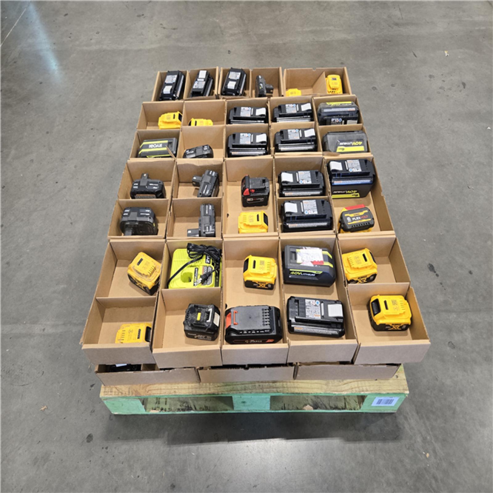 DALLAS LOCATION- AS-IS BATTERY PALLET