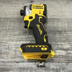 AS-IS DEWALT ATOMIC 20V MAX Lithium-Ion Cordless 1/4 in. Brushless Impact Driver Kit