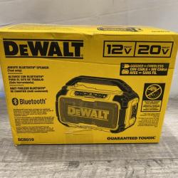 NEW - DEWALT 20V MAX Cordless Bluetooth Speaker (Tool Only)