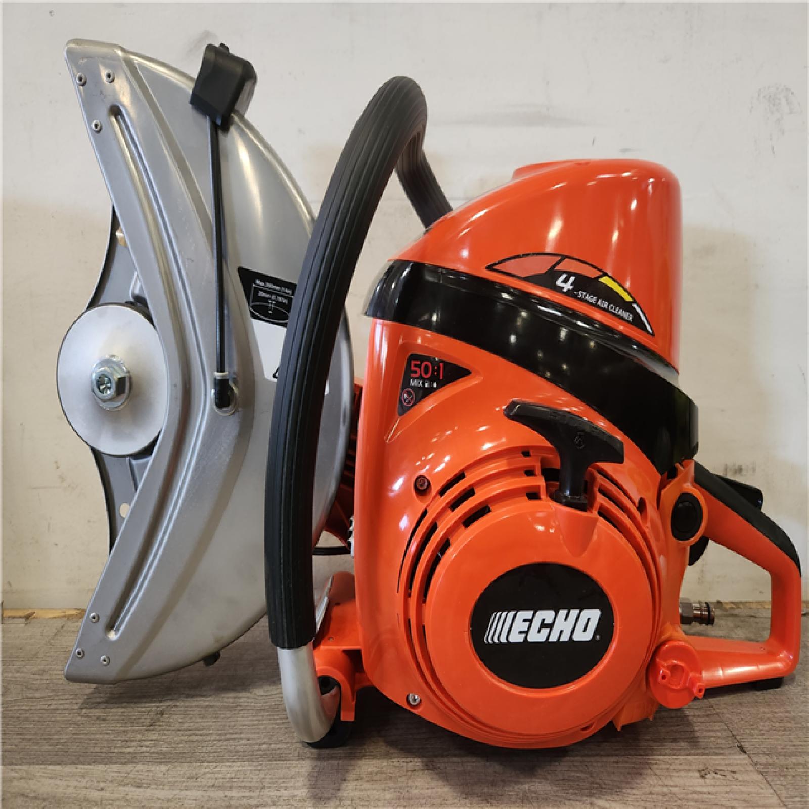 Phoenix NEW ECHO 14 in. 73.5 cc 2-Stroke Gas Concrete Masonry Pro Cut-Off Saw with Decompression Valve and Abrasive Blade and Water Valve