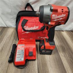 AS-IS- Milwaukee M18 1/2 in. Cordless Brushless High Torque Impact Wrench Kit (Battery & Charger)
