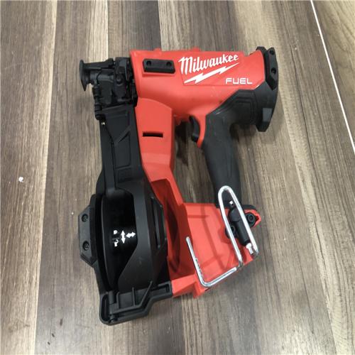AS-IS Milwaukee FUEL 18-Volt Lithium-Ion Brushless Cordless Coil Roofing Nailer (Tool Only)