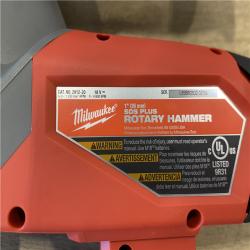 AS-IS Milwaukee FUEL 18V Lithium-Ion Brushless 1 in. Cordless SDS-Plus Rotary Hammer Kit