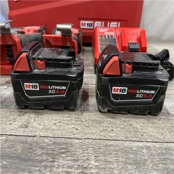 AS-IS Milwaukee FUEL 18V Lithium-Ion Brushless Cordless Hammer Drill and Impact Driver Combo Kit
