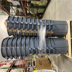 DALLAS LOCATION - Rubbermaid Brute 32 Gal. Gray Plastic Round Container (43 UNITS)