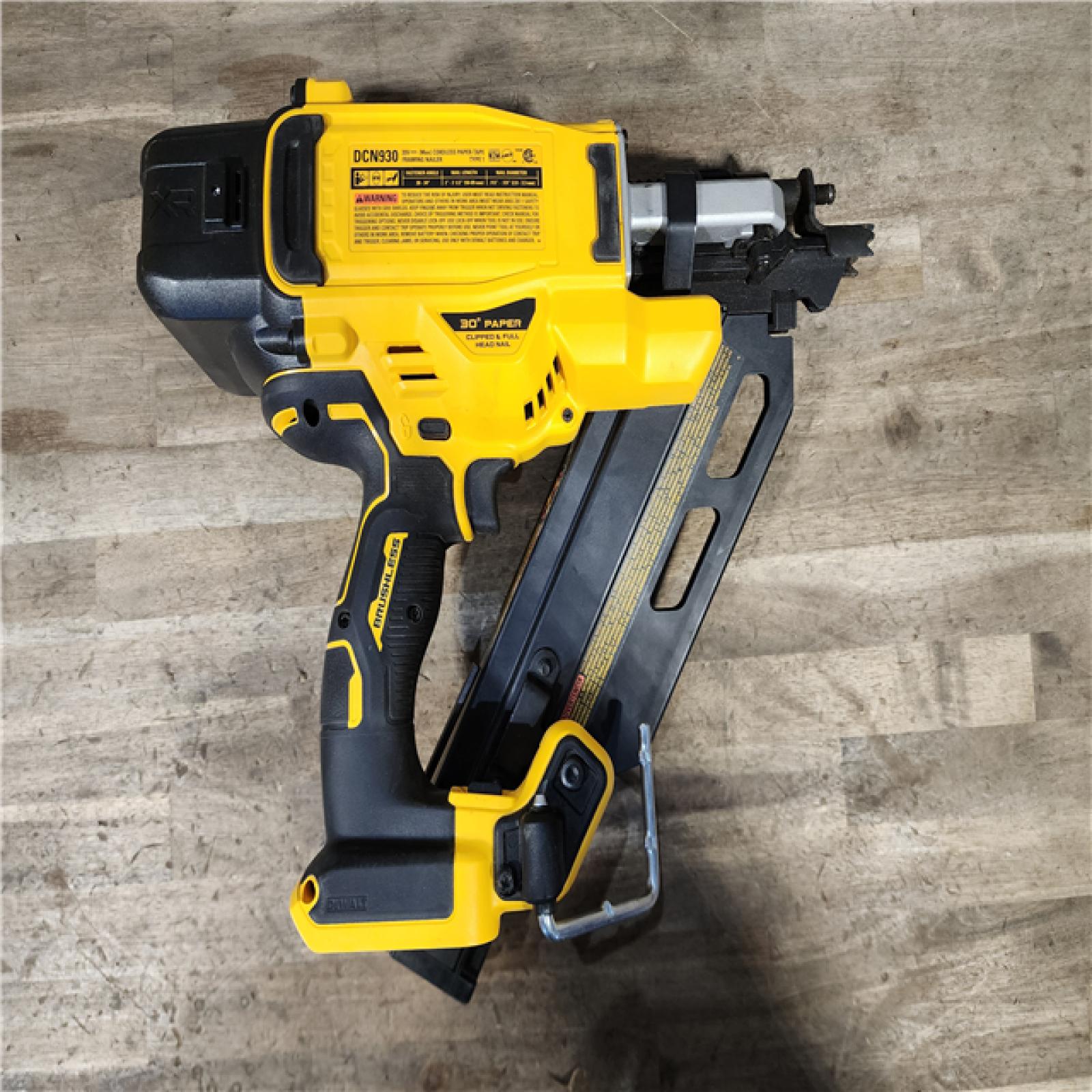 HOUSTON LOCATION - AS-IS DEWALT 20V 30 Degree Cordless Framing Nailer (Tool-Only)