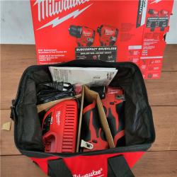 California NEW Milwaukee M12 Subcompact Brushless 2-Tool Combo Kit  Includes (2) Batteries  Charger & Bag