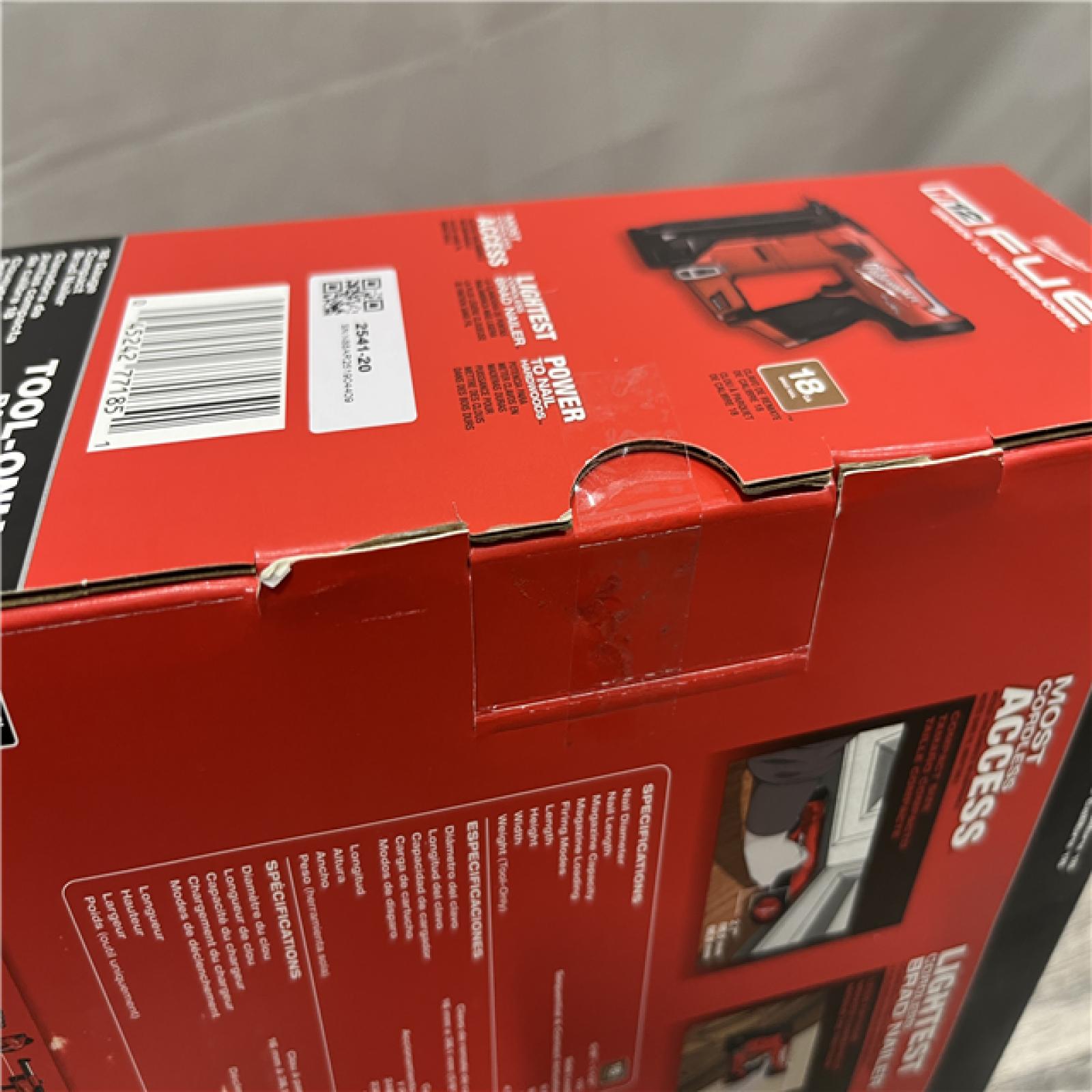 NEW - Milwaukee FUEL 12-Volt Lithium-Ion Brushless Cordless 18-Gauge 1-1/2 in. Compact Brad Nailer (Tool Only)