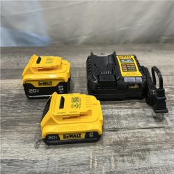 AS-IS DEWALT 20V MAX Lithium-Ion Battery Kit with 5.0Ah and 2.0Ah Battery and Charger
