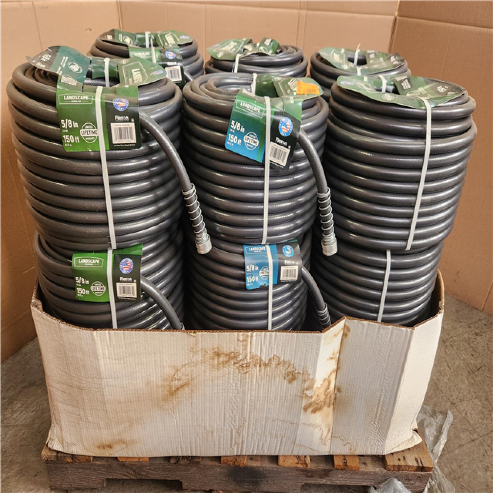 Phoenix NEW Flexon 5/8 in. Dia x 150 ft. Supreme Duty Water Hose Pallet (18-Hoses)