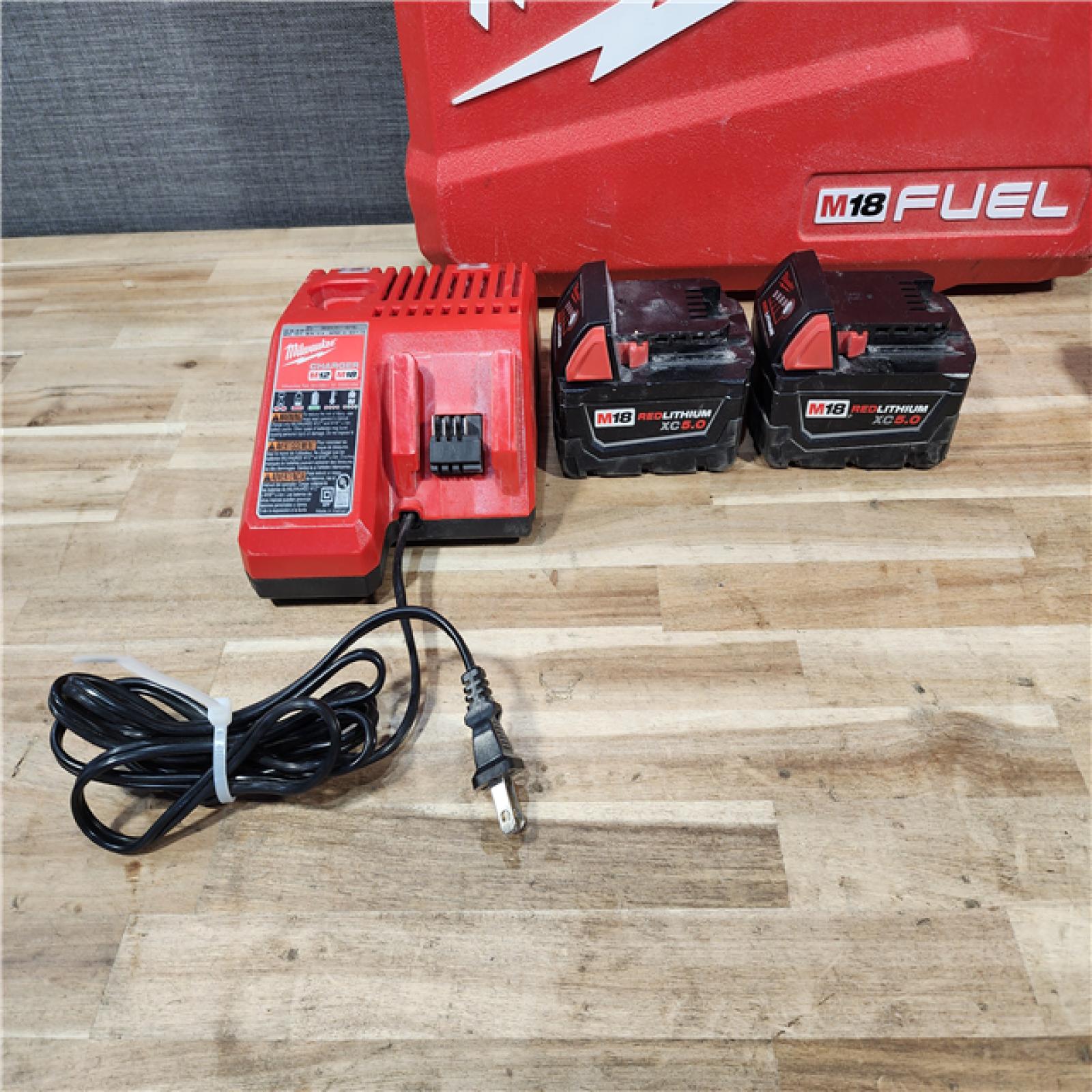 HOUSTON LOCATION - AS-IS Milwaukee  FUEL 18V Lithium-Ion Brushless Cordless Hammer Drill and Impact Driver Combo Kit