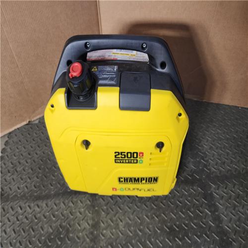HOUSTON LOCATION - AS-IS CHAMPION 2500-Watt Ultralight Gasoline and Propane Powered Dual Fuel Inverter Generator with CO Shield and Quiet Technology