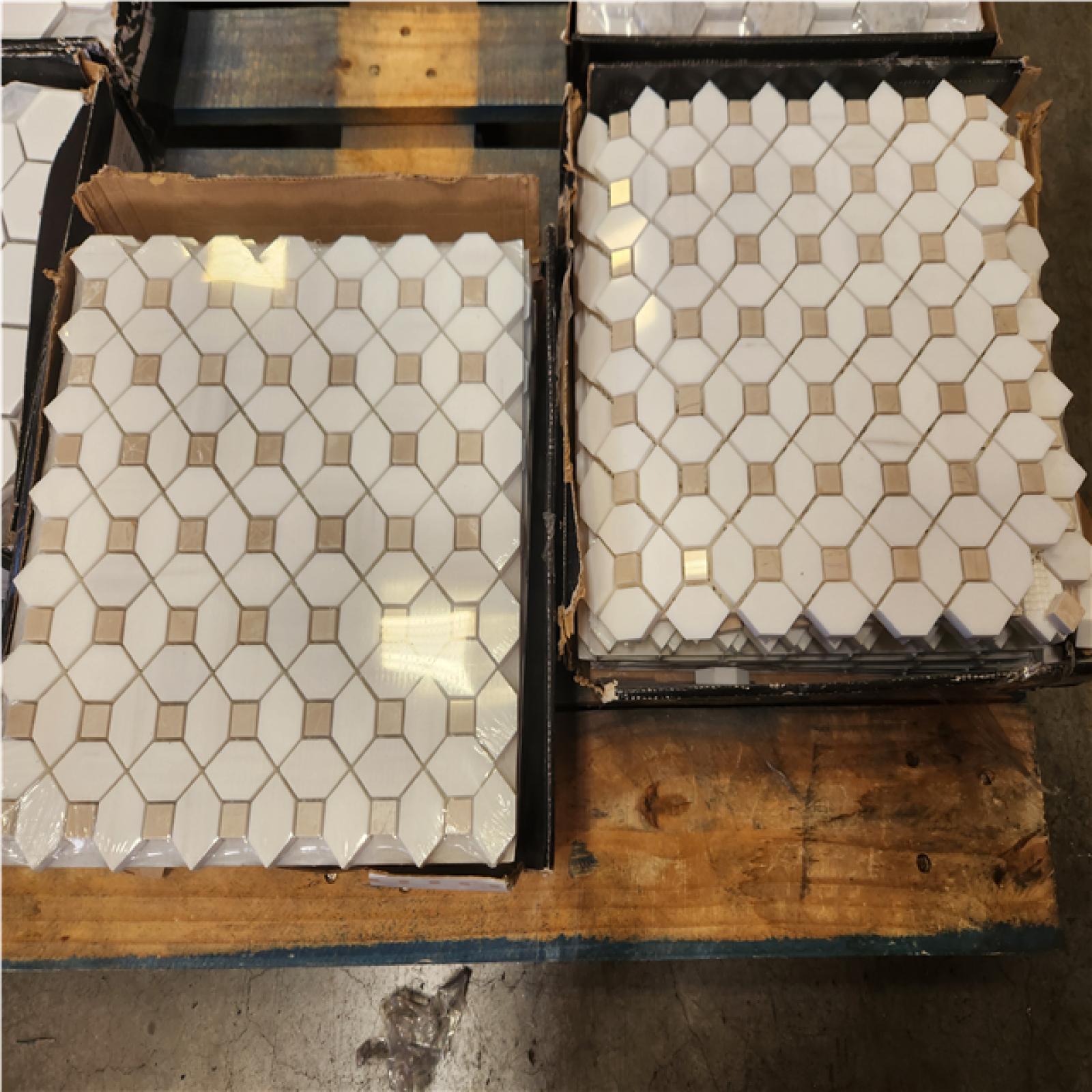 Phoenix AS-IS Mixed MSI Mosaic Floor and Wall Tile Pallet (8-Boxes)