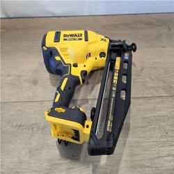 AS-IS DEWALT 20V MAX XR 16-Gauge Electric Cordless Angled Finishing Nailer Kit