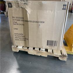 DALLAS LOCATION - Home Accents Holiday 15 ft. Grave & Bones Giant-Sized Animated LED Gally-Crow