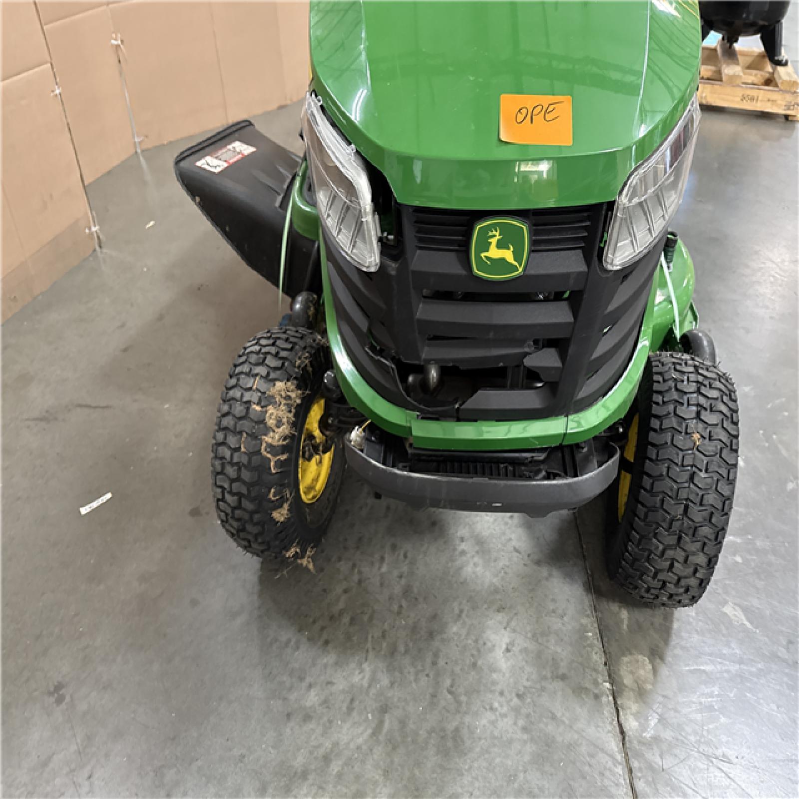 California AS-IS John Deere S100 Riding Mower