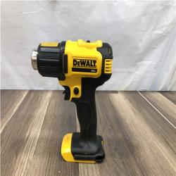 AS-IS DEWALT 20V MAX Cordless Compact Heat Gun with Flat and Hook Nozzle Attachments