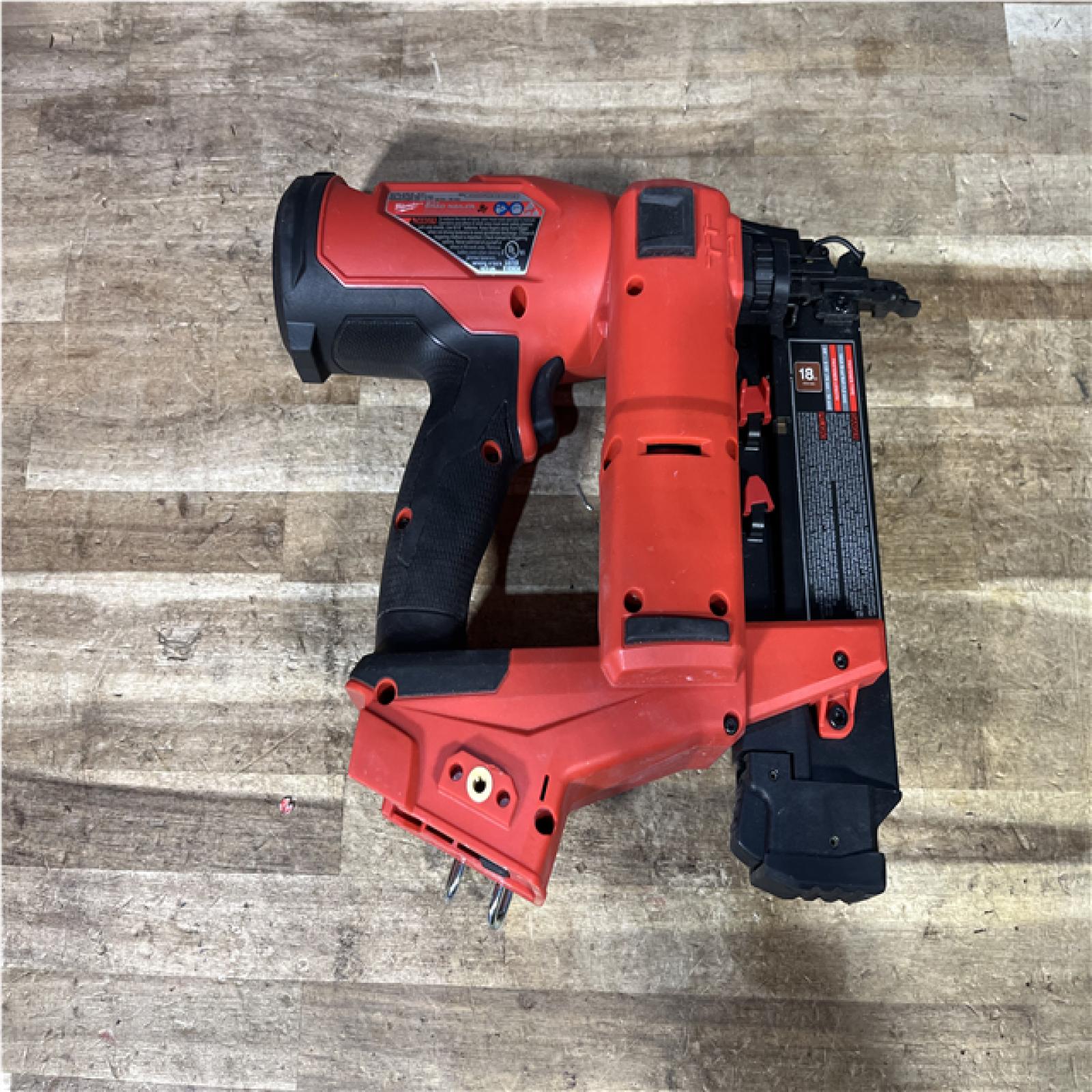 Houston Location AS-IS Milwaukee FUEL 18-Volt Lithium-Ion Brushless Cordless Gen II 18-Gauge Brad Nailer (Tool-Only)