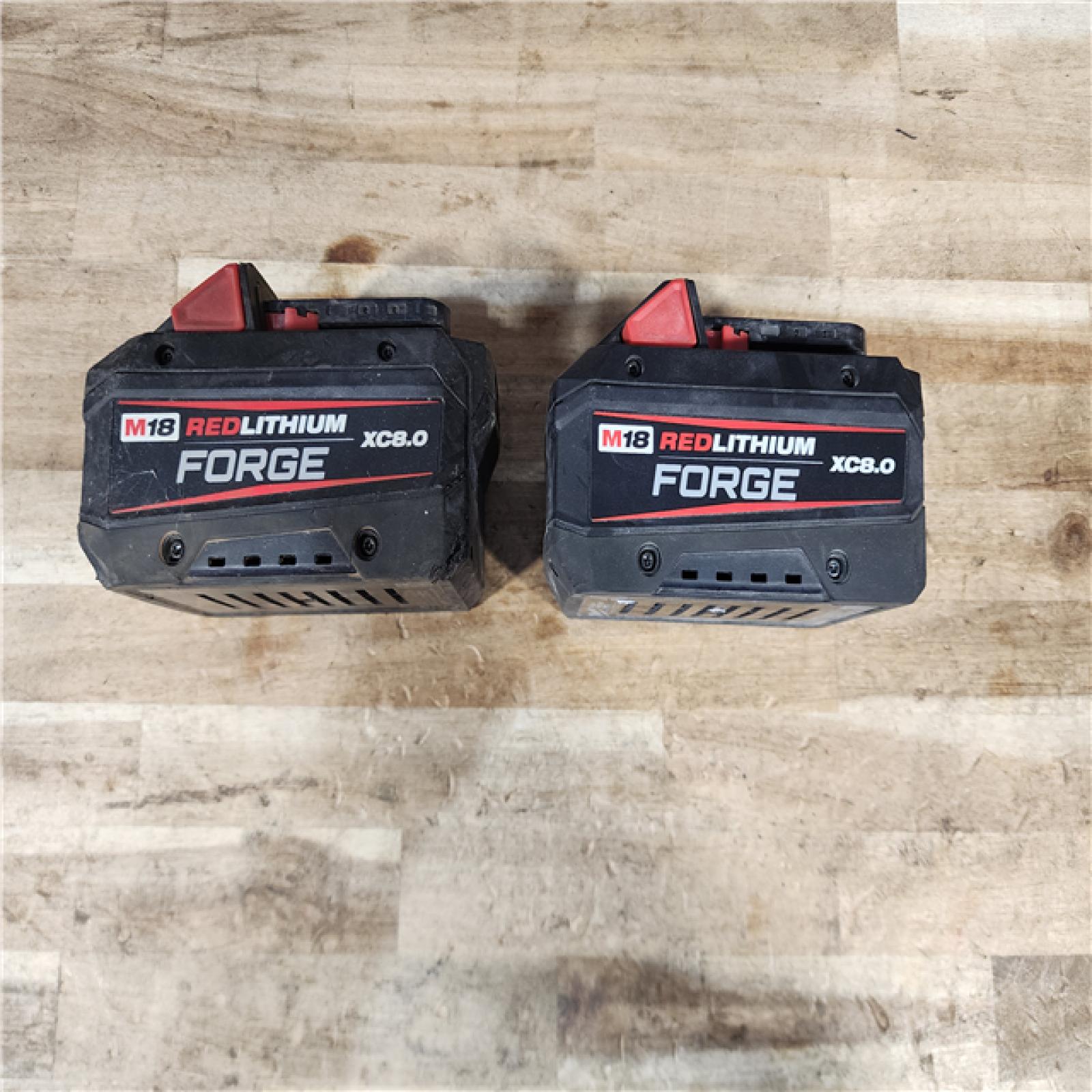 HOUSTON LOCATION - AS-IS MILWAUKEE FORGE BATTERY PACK QTY - 2