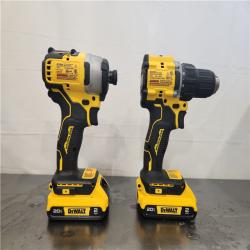 AS-IS- DEWALT ATOMIC 20-Volt MAX Lithium-Ion Cordless Combo Kit