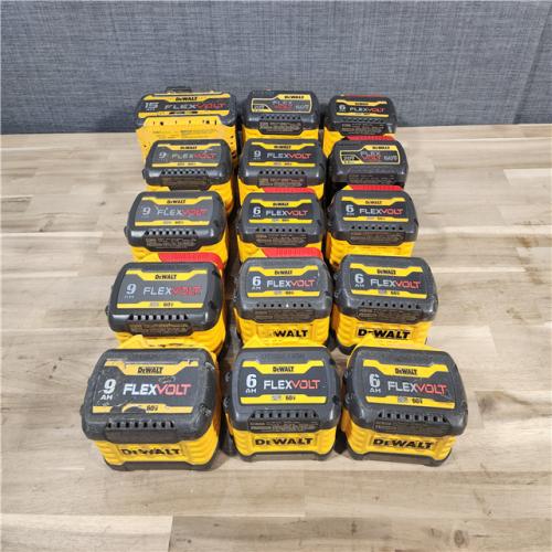 HOUSTON LOCATION - AS-IS DEWALT BATTERY PACK QTY - 15