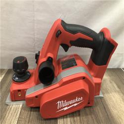 AS-IS Milwaukee M18 18V Lithium-Ion Cordless 3-1/4 in. Planer (Tool-Only)