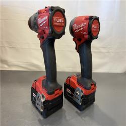 AS-IS - MILWAUKEE FUEL 18V Lithium-Ion Brushless Cordless Hammer Drill and Impact Driver Combo Kit