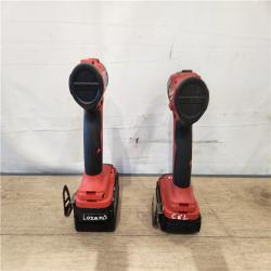 AS-IS- Milwaukee 18-Volt Lithium-Ion Brushless Cordless Compact Hammer Drill/Impact Combo Kit