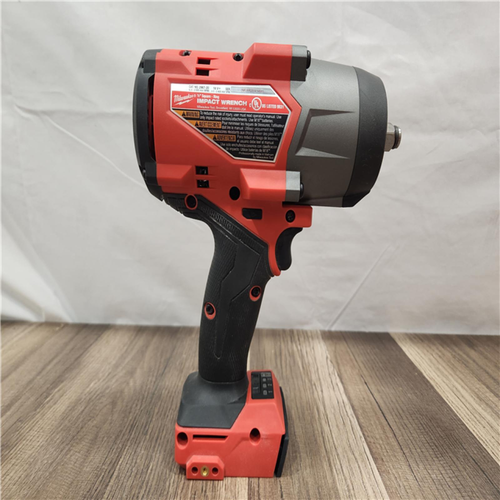 AS-IS- Milwaukee M18 FUEL 18V Lithium-Ion Brushless Cordless 1/2 in. Impact Wrench with Friction Ring (Tool-Only)