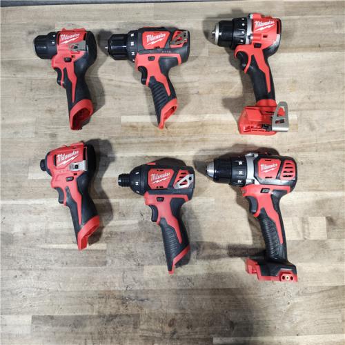 HOUSTON LOCATION - AS-IS MIWAUKEE 6 TOOL COMBO