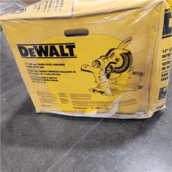 NEW- DeWalt 15 Amps 12 in. Corded Dual-Bevel Sliding Compound Miter Saw