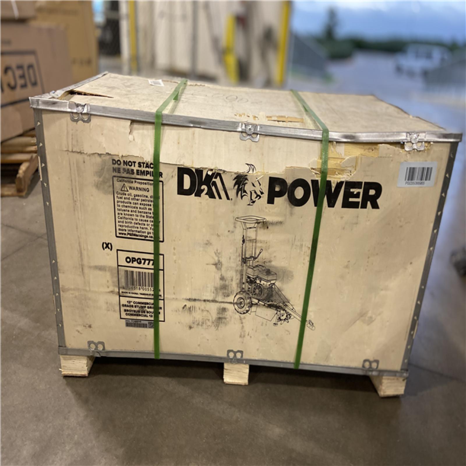 DALLAS LOCATION -  DK2 12 in. 14 HP Gas Powered Certified Commercial Stump Grinder with 9 High Speed HPDC Machined Carbide Cutters