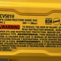 AS-IS DEWALT Bagless 20V MAX Stick Cordless General Dirt Filter Handheld Vacuum (Tool Only)