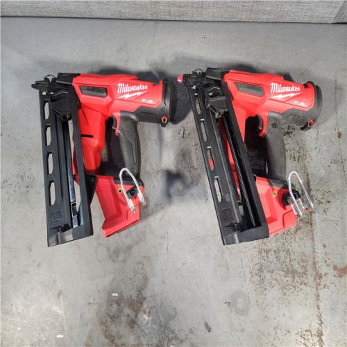 HOUSTON LOCATION - AS-IS (2) Milwaukee 2841-20 18V Cordless Gen II 16 Gauge Angled Finish Nailer (Tool Only)