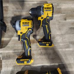 HOUSTON LOCATION - AS-IS DeWalt 20V MAX ATOMIC Cordless Brushless 3 Tool Combo Kit