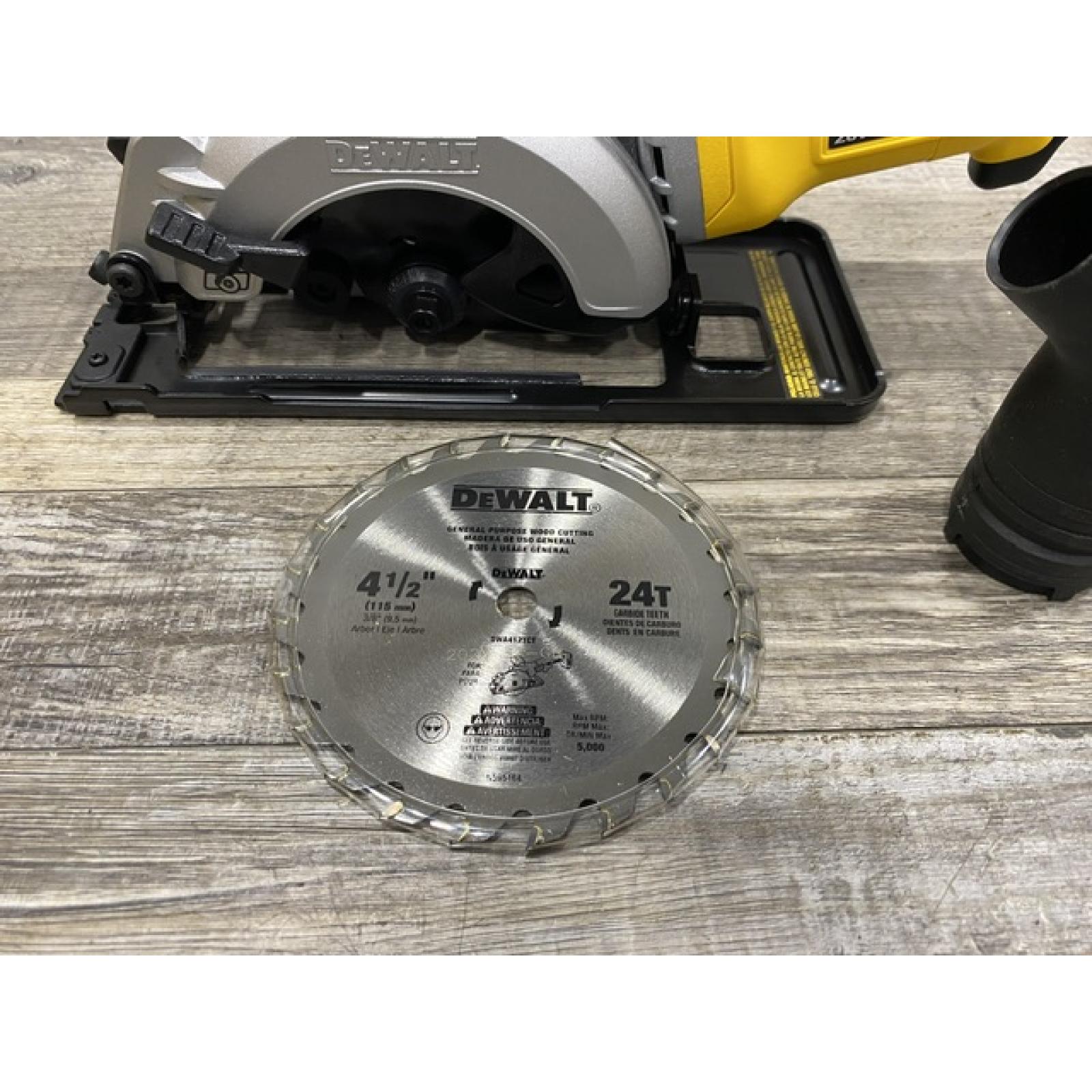 AS-IS DEWALT ATOMIC 20V MAX Cordless Brushless 4-1/2 in. Circular Saw (Tool Only)